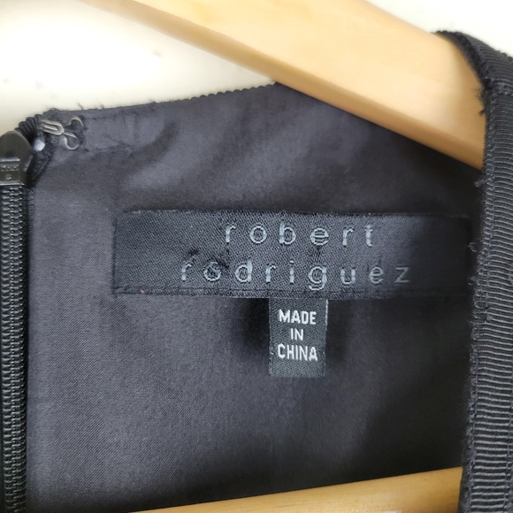 Robert Rodriguez beaded sleeveless black mini dress - Picture 5 of 8